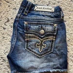 Rock revival Jean shorts